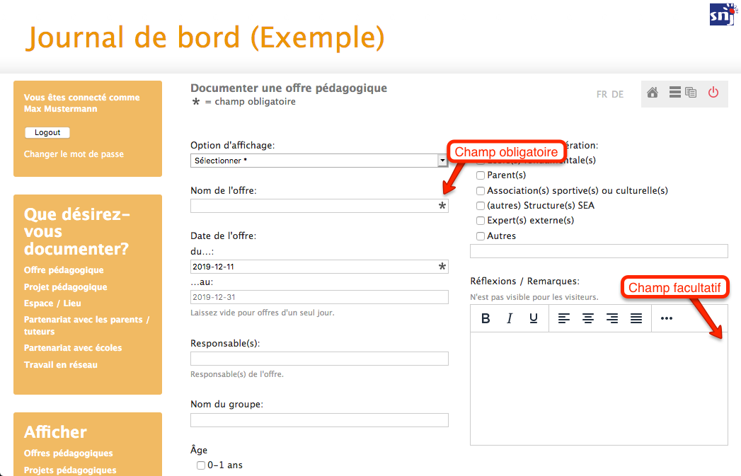 Journal De Bord Manuel Rediger Des Documentations